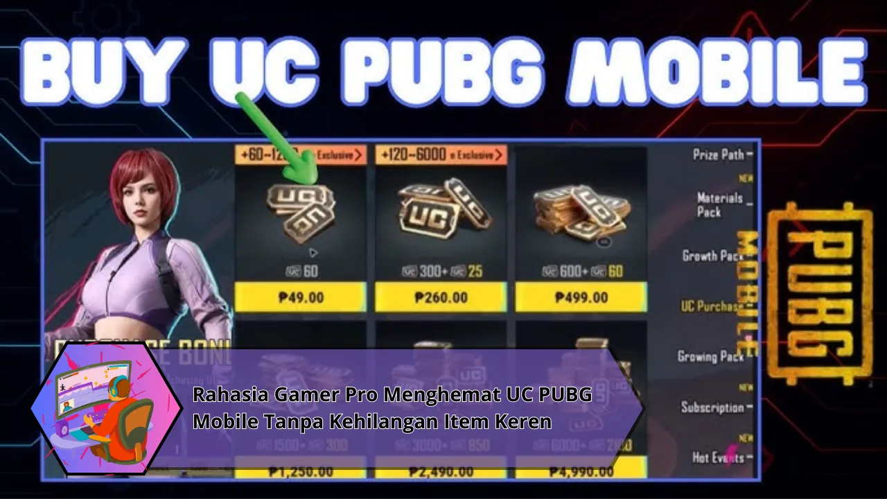 Rahasia Gamer Pro Menghemat UC PUBG Mobile Tanpa Kehilangan Item Keren