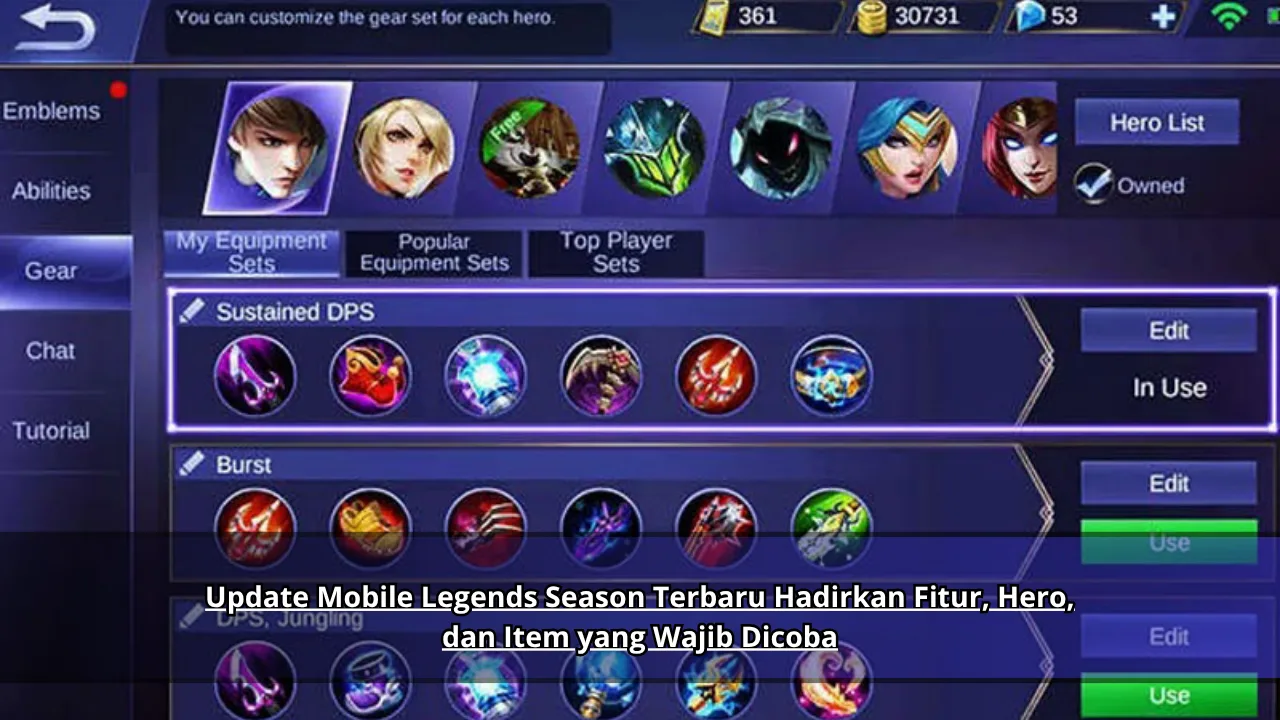 Update Mobile Legends Season Terbaru Hadirkan Fitur, Hero, dan Item yang Wajib Dicoba