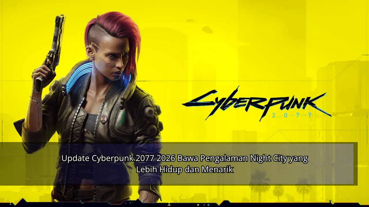 Update Cyberpunk 2077 2026 Bawa Pengalaman Night City yang Lebih Hidup dan Menarik