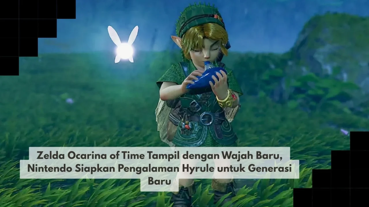 Zelda Ocarina of Time Tampil dengan Wajah Baru, Nintendo Siapkan Pengalaman Hyrule untuk Generasi Baru