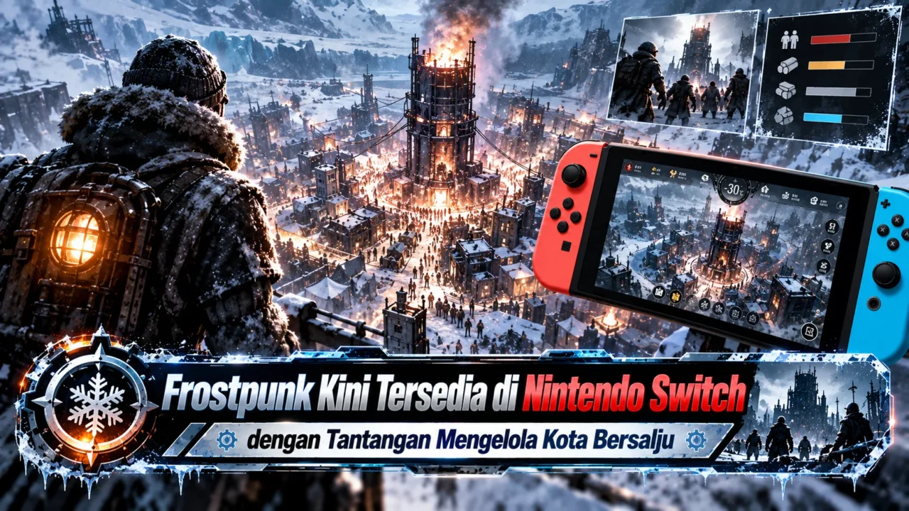 Frostpunk Kini Tersedia di Nintendo Switch dengan Tantangan Mengelola Kota Bersalju