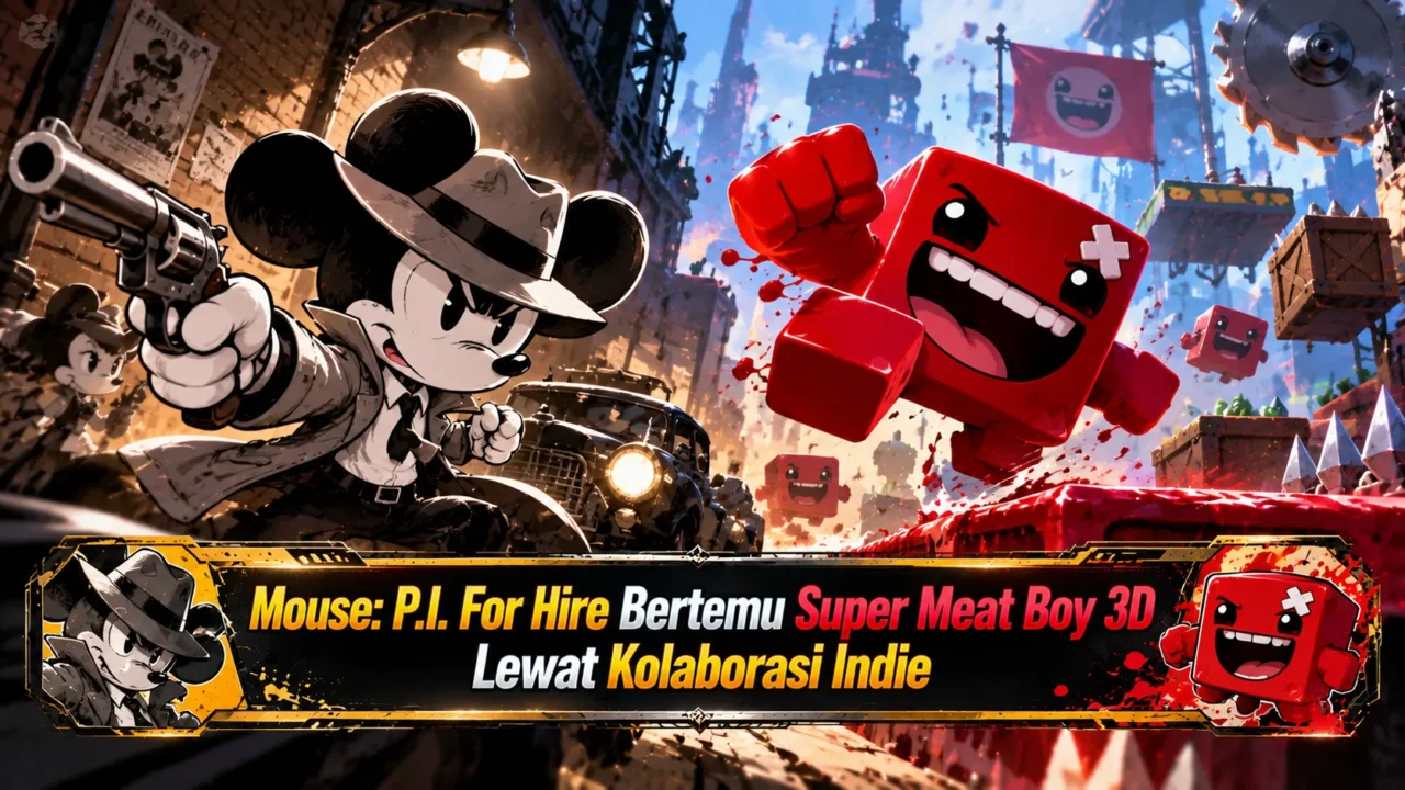 Mouse: P.I. For Hire Bertemu Super Meat Boy 3D Lewat Kolaborasi Indie