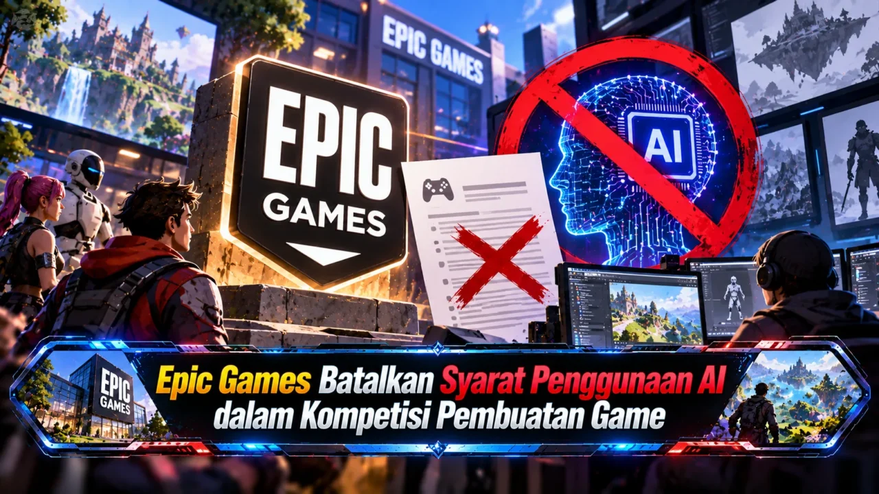 Epic Games Batalkan Syarat Penggunaan AI dalam Kompetisi Pembuatan Game