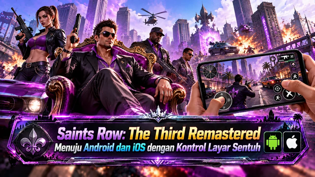 Saints Row: The Third Remastered Menuju Android dan iOS dengan Kontrol Layar Sentuh