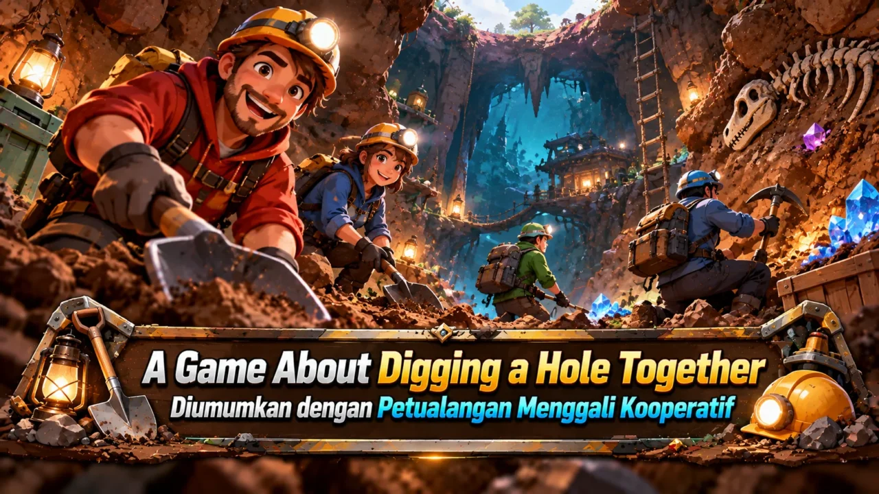A Game About Digging a Hole Together Diumumkan dengan Petualangan Menggali Kooperatif
