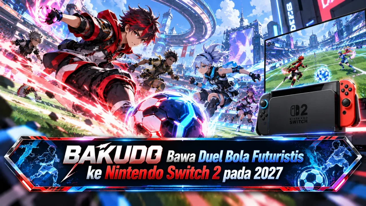 BAKUDO Bawa Duel Bola Futuristis ke Nintendo Switch 2 pada 2027